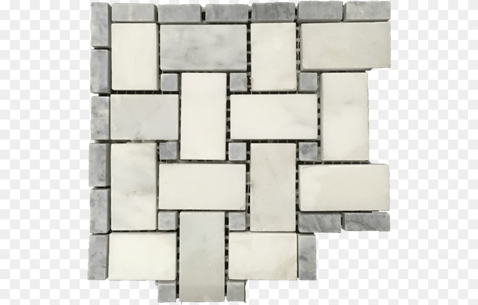 Pearl White Basketweave Mosaic Borders Tile, Architecture, Building, Floor, Wall Png