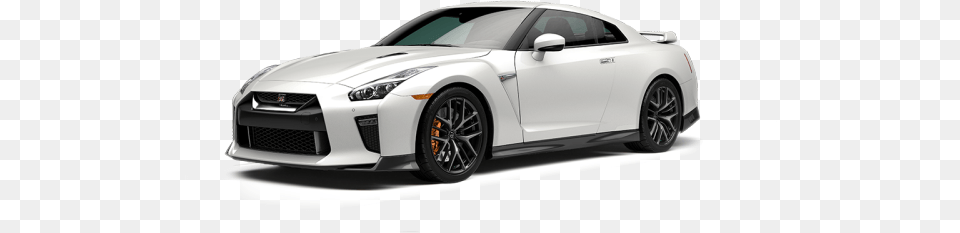 Pearl White Nissan Gt R, Car, Vehicle, Coupe, Sedan Free Transparent Png