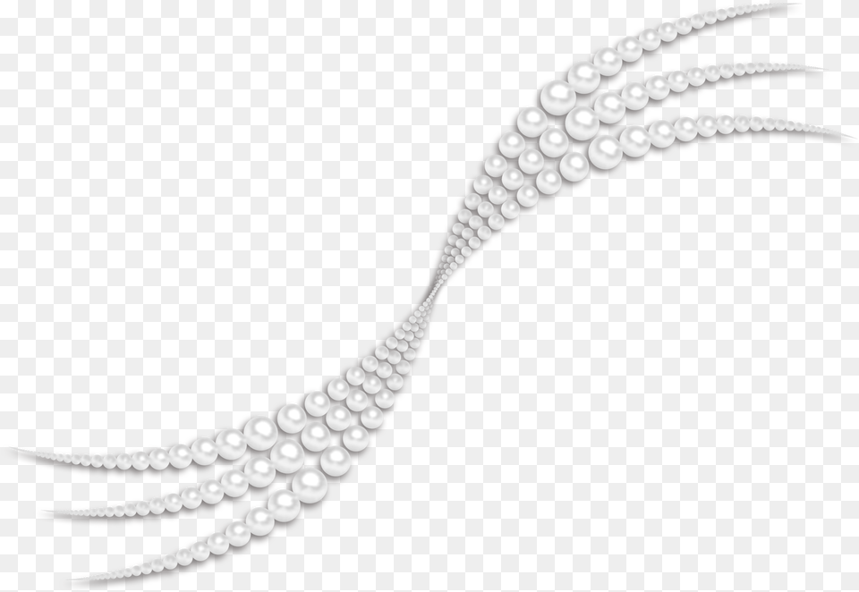 Pearls Pearl Chain Clip Art, Accessories, Cutlery, Jewelry, Fork Free Transparent Png
