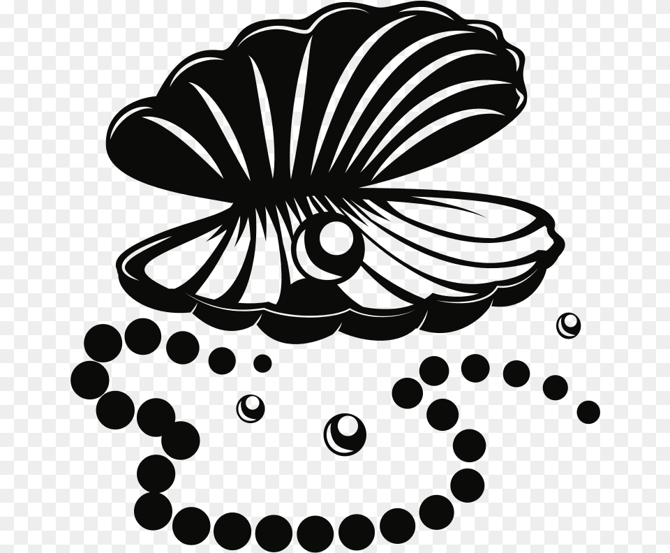 Pearls Pearls Black And White Clipart, Art Free Png