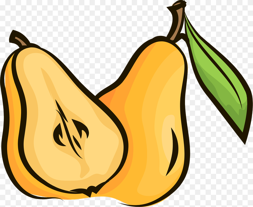 Pears Clipart, Food, Fruit, Plant, Produce Png