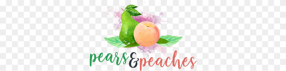 Pears Peaches Pears And Peaches, Food, Fruit, Plant, Produce Free Png Download