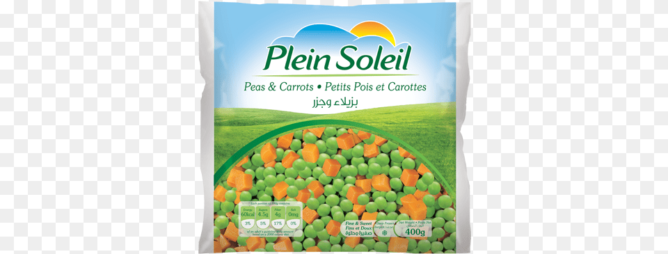 Peas Amp Carrots Plein Soleil Frozen Vegetables, Food, Pea, Plant, Produce Free Png Download