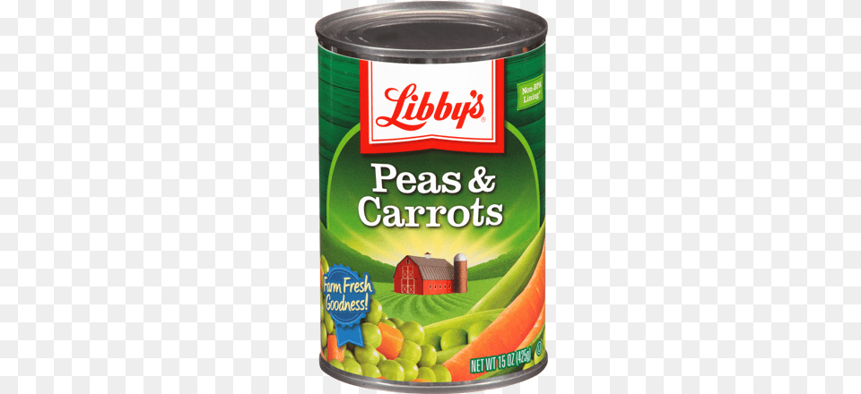 Peas And Carrots, Tin, Aluminium, Can, Canned Goods Png