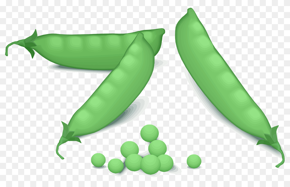 Peas And Pea Pods Clipart, Vegetable, Food, Produce, Plant Free Png