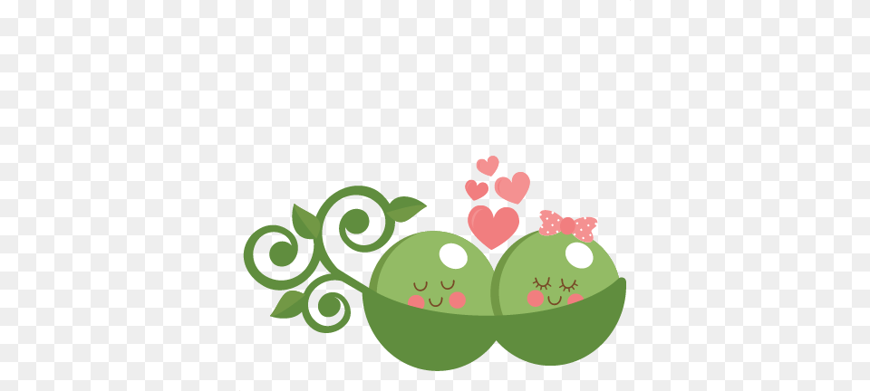 Peas In Love Scrapbook Cute Clipart, Art, Floral Design, Graphics, Pattern Free Png Download