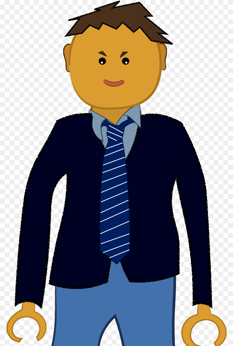 Peasant Pc Guy Cartoon, Accessories, Formal Wear, Necktie, Tie Free Png
