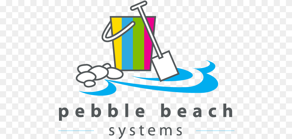 Pebble Beach Systems Logo, Cleaning, Person, Text, Bulldozer Free Png