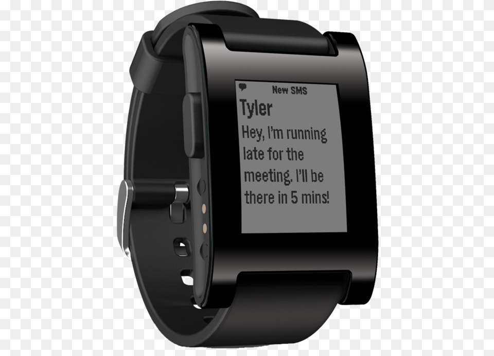 Pebble Smartwatch Pebble Watch Smartwatch, Arm, Body Part, Person, Wristwatch Free Transparent Png