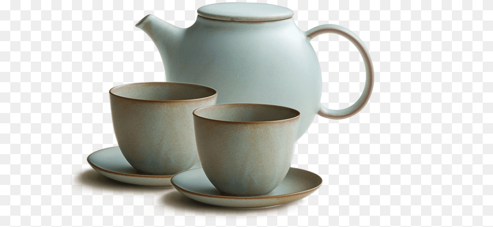 Pebble Teapot Set Tea Pot Set, Cookware, Cup, Pottery, Art Free Transparent Png