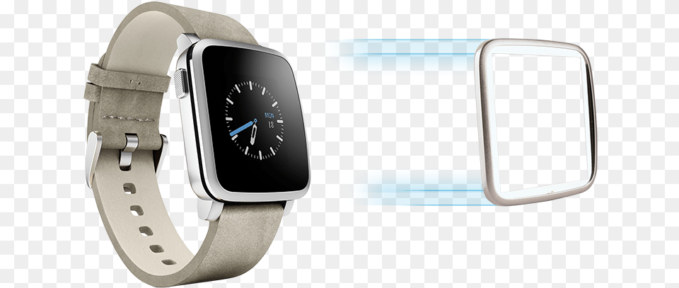 Pebble Time Steel Analog, Arm, Body Part, Person, Wristwatch Free Png Download