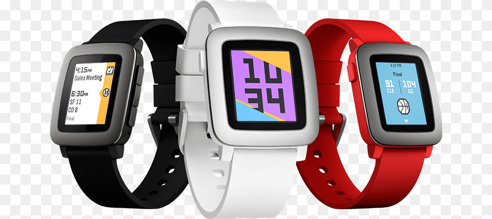 Pebble Time Updated With New Features, Wristwatch, Arm, Body Part, Person Free Png Download