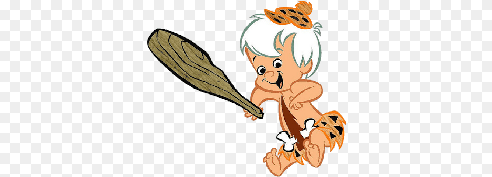 Pebbles And Bam Bam The Flintstones Bambam Saturday Bamm Bamm, People, Person, Baseball, Baseball Bat Free Transparent Png