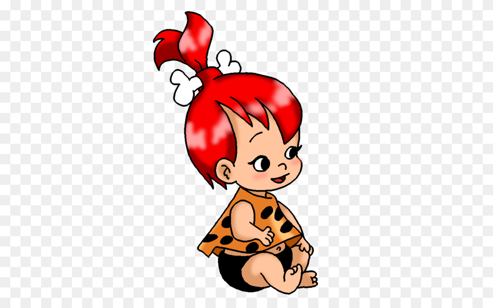 Pebbles Flintstone, Baby, Cartoon, Person, Face Png Image