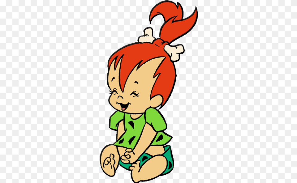 Pebbles Flintstone, Baby, Person, Cartoon, Face Png