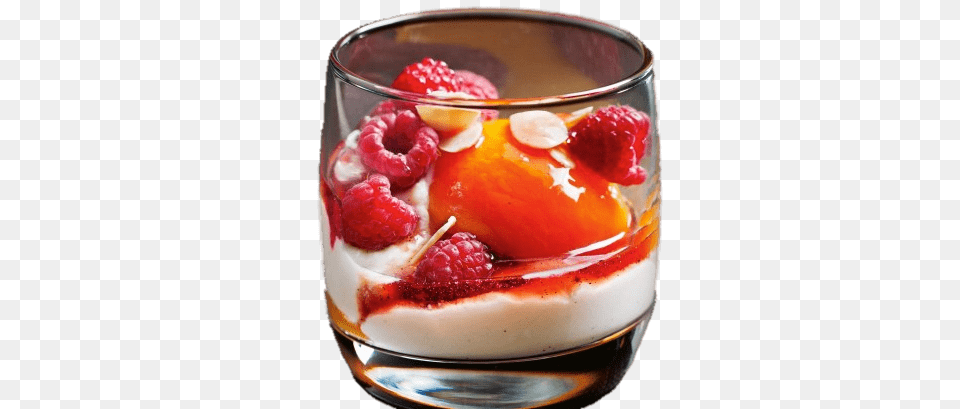 Peche Melba, Berry, Produce, Plant, Raspberry Png Image