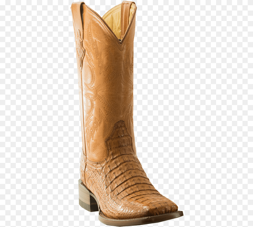 Pecos Bill Tan Caiman Western Boots Cowboy Boot, Clothing, Footwear, Cowboy Boot, Shoe Free Png