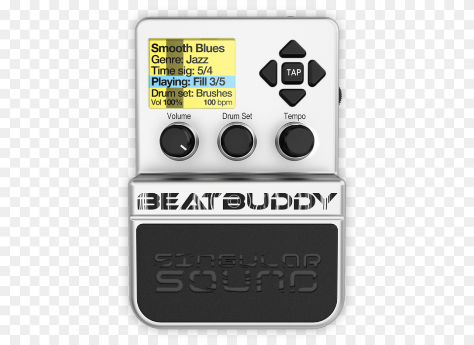 Pedal Genie Singular Sound Beatbuddy Drum Machine Pedal, Electronics Png Image