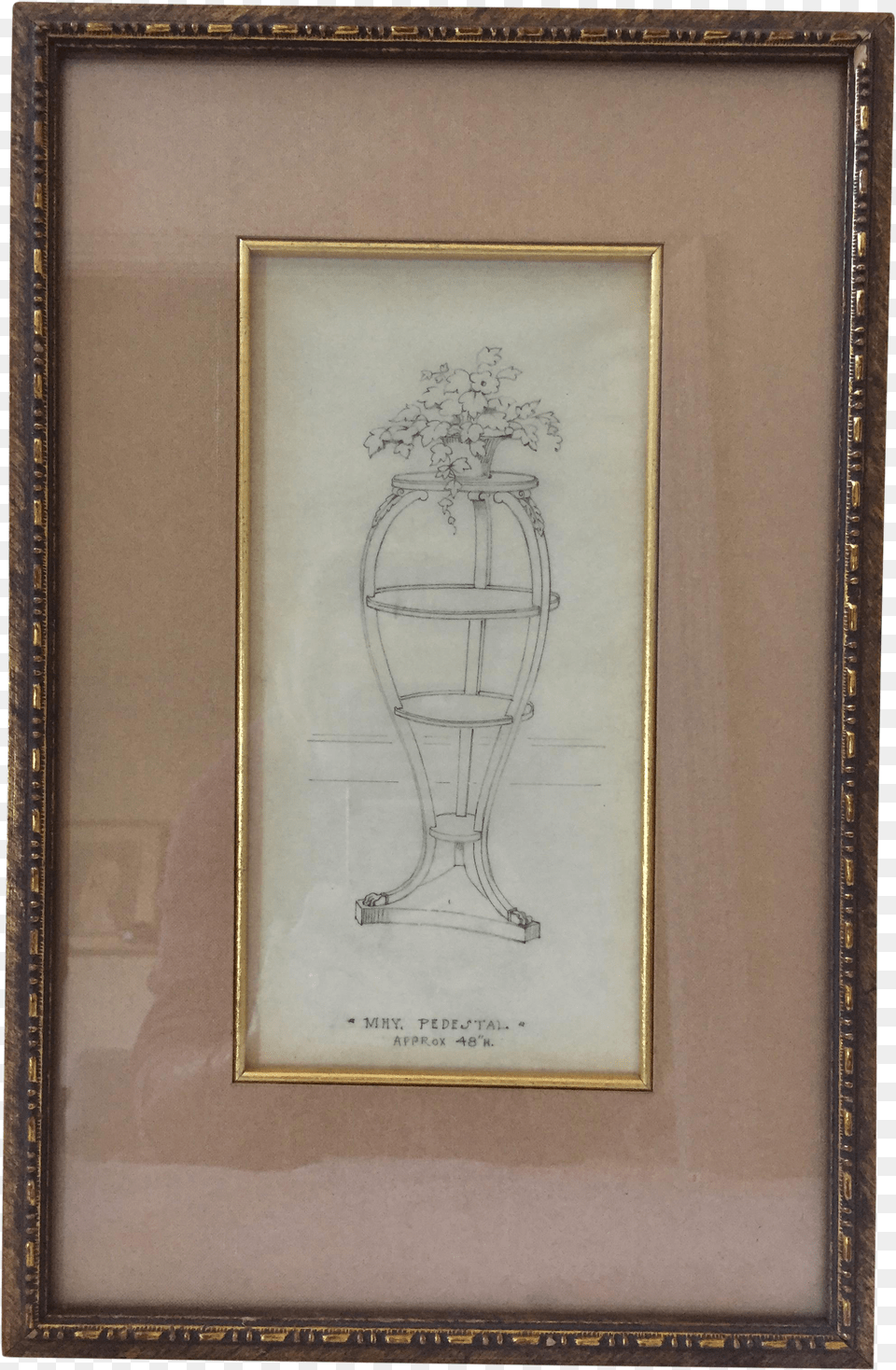 Pedestal Drawing Pencil Picture Frame Png