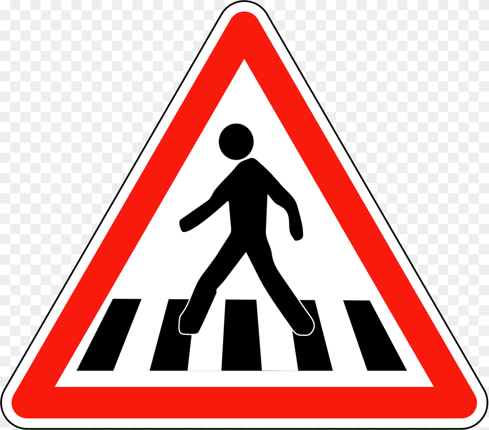Pedestrian Crossing Clipart, Sign, Symbol, Road, Tarmac Free Transparent Png