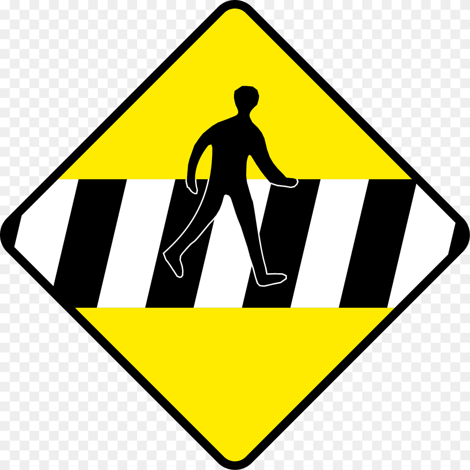 Pedestrian Crossing Sign In Ireland Clipart, Adult, Male, Man, Person Free Transparent Png