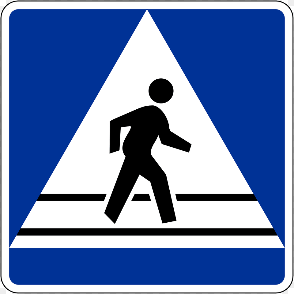 Pedestrian Crossing Sign In Jamaica Clipart, Symbol, Triangle, Adult, Male Png Image
