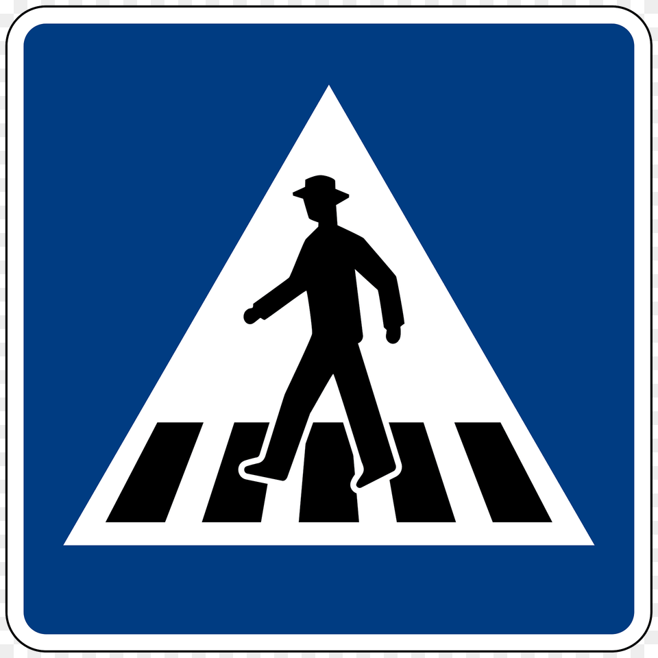 Pedestrian Crossing Sign In Liberia Clipart, Road, Tarmac, Adult, Male Png
