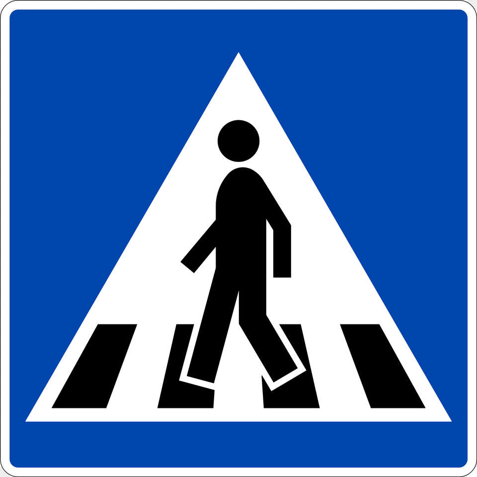 Pedestrian Crossing Sign In Norway Clipart, Symbol, Adult, Male, Man Free Transparent Png