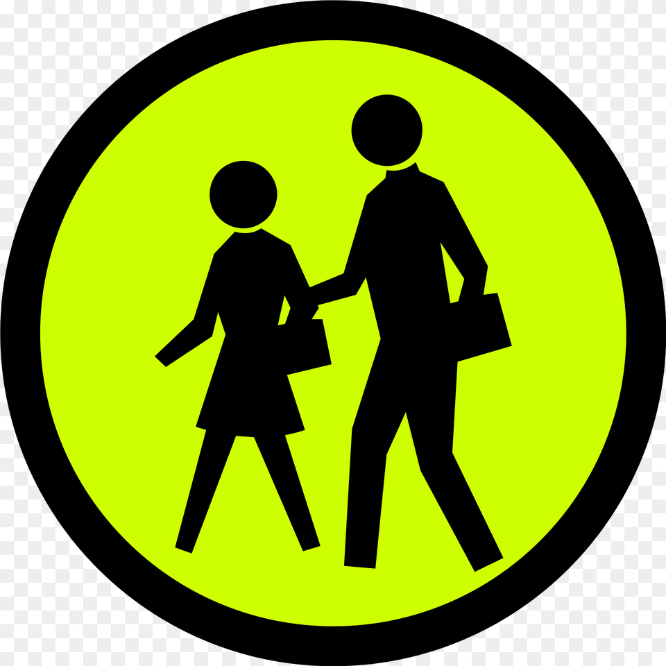 Pedestrian Crossing Sign In Philippines Clipart, Adult, Person, Man, Male Free Png