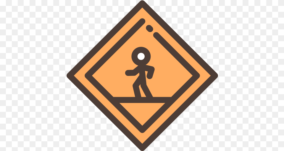 Pedestrian Icon Lion Cub Scout Logo, Sign, Symbol, Person, Road Sign Free Png