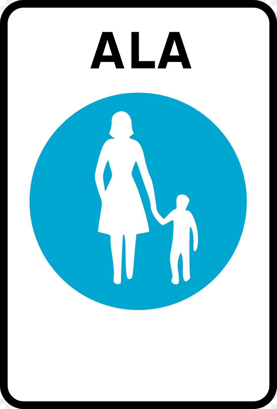 Pedestrian Zone Sign In Estonia Clipart, Symbol, Adult, Body Part, Female Png