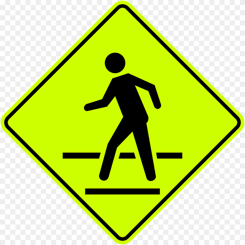 Pedestrians Crossing Ahead Sign In Colombia Clipart, Symbol, Boy, Child, Male Png