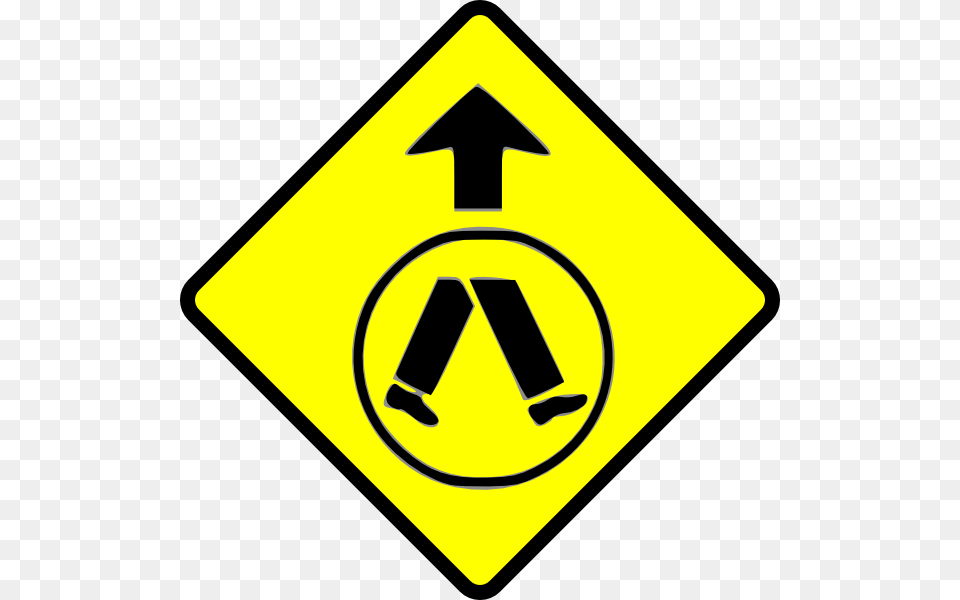 Pedestrians Crossing Clip Art, Sign, Symbol, Road Sign Png Image