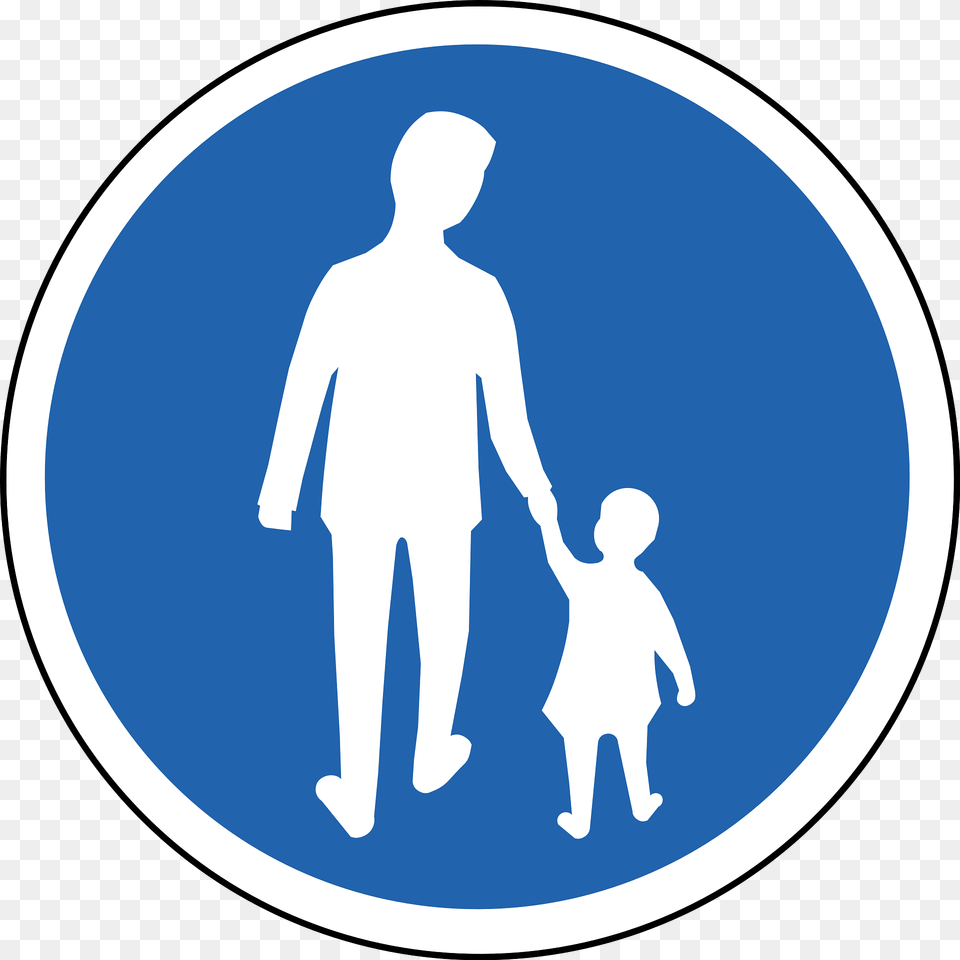 Pedestrians Only Sign In Iceland Clipart, Walking, Person, Photography, Man Free Png Download