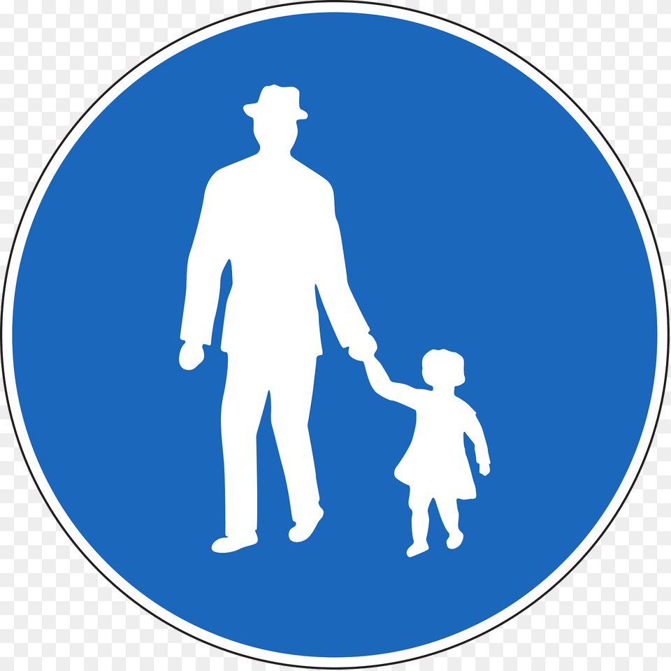 Pedestrians Only Sign In Switzerland Clipart, Walking, Photography, Person, Man Png