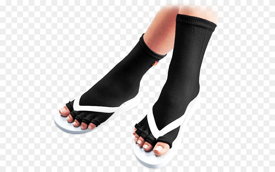 Pedicure Socks, Clothing, Footwear, Sandal, Hosiery Png Image