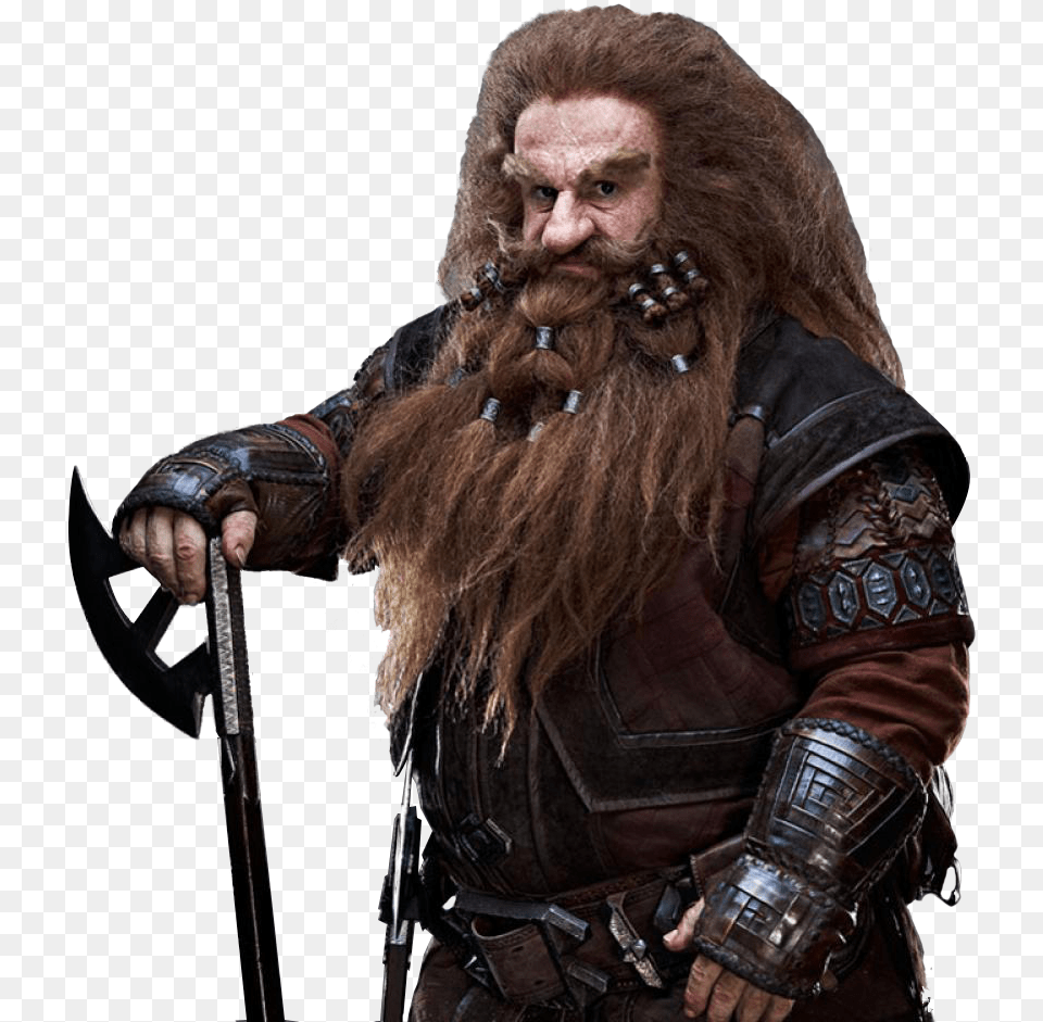 Pedido Render Hobbit Hobbit Glin, Beard, Person, Head, Face Free Png Download