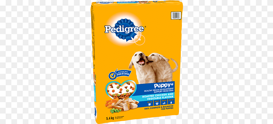 Pedigree Puppy Roasted Chicken And Vegetable Flavour 54kg Pedigree Dog Food Chicken, Advertisement, Animal, Canine, Mammal Free Png Download