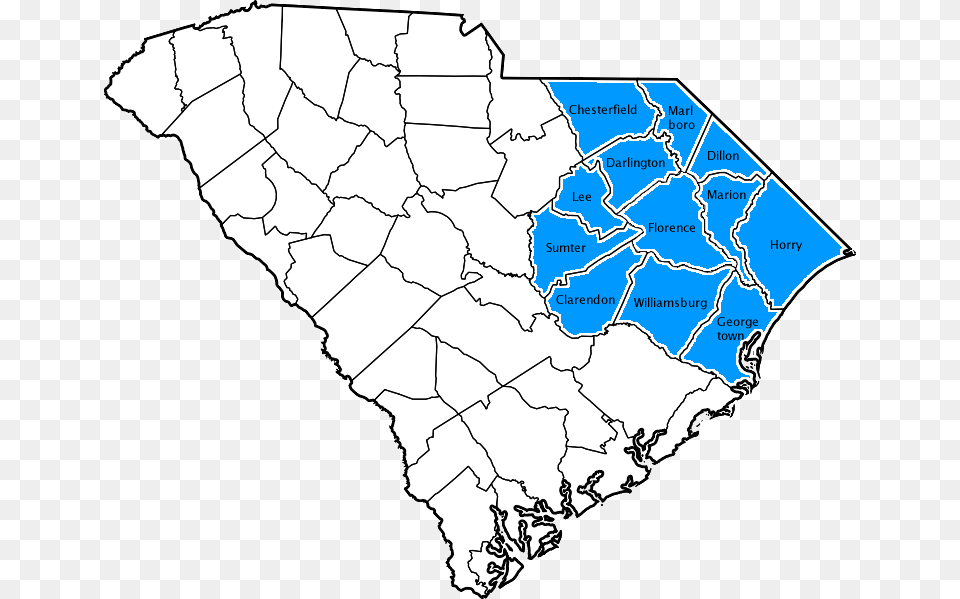 Pee Dee Map Of South Carolina Camden, Chart, Plot, Atlas, Diagram Png