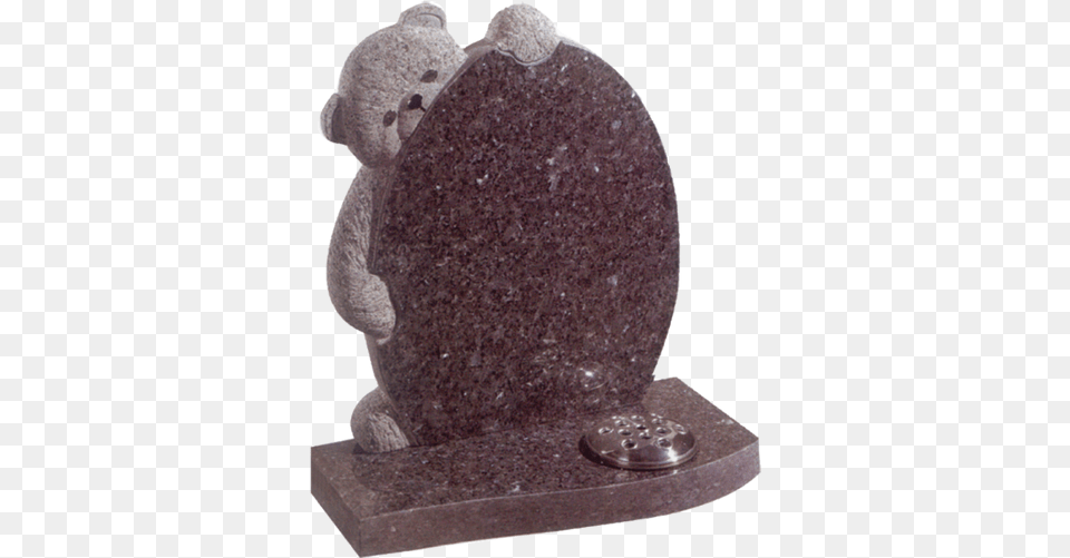Peekaboo Teddy Headstone, Gravestone, Tomb Free Png