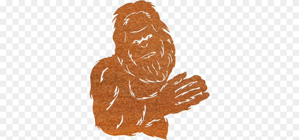 Peeking Sasquatch Turkey, Animal, Ape, Mammal, Wildlife Free Png