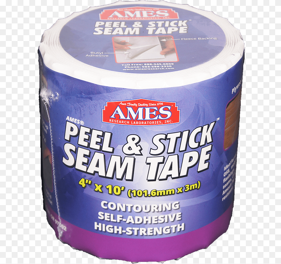 Peel Amp Stick Self Adhesive Contouring Seam Tape Label, Paper, Towel, Can, Tin Free Transparent Png