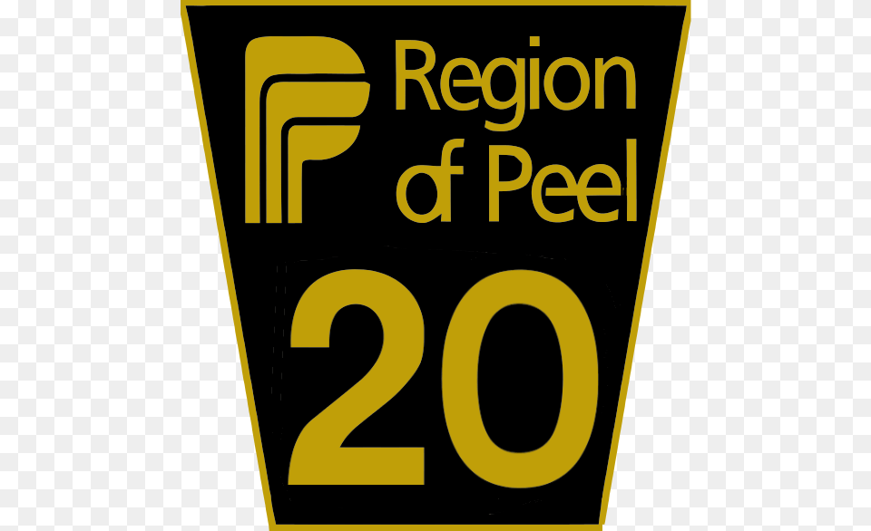 Peel Regional Road 20 Peel Regional Road, Symbol, Number, Text, Sign Free Transparent Png