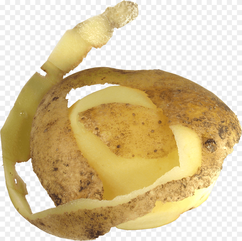 Peeled Potato Potato Peel No Background, Food, Plant, Produce, Vegetable Free Png