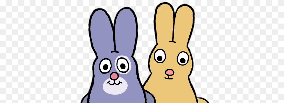 Peep And The Big Wide World Two Bunnies, Plush, Toy, Baby, Person Png