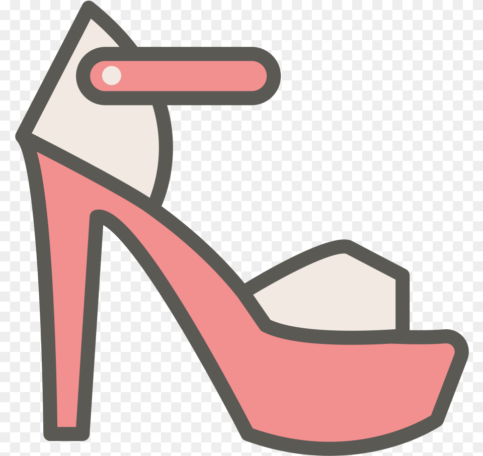 Peep Toe Pump Icon Icon Peep Toe, Clothing, Shoe, Footwear, High Heel Free Png