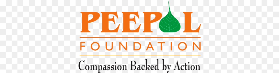 Peepal Foundation Logo, Leaf, Plant, Green, Text Free Png