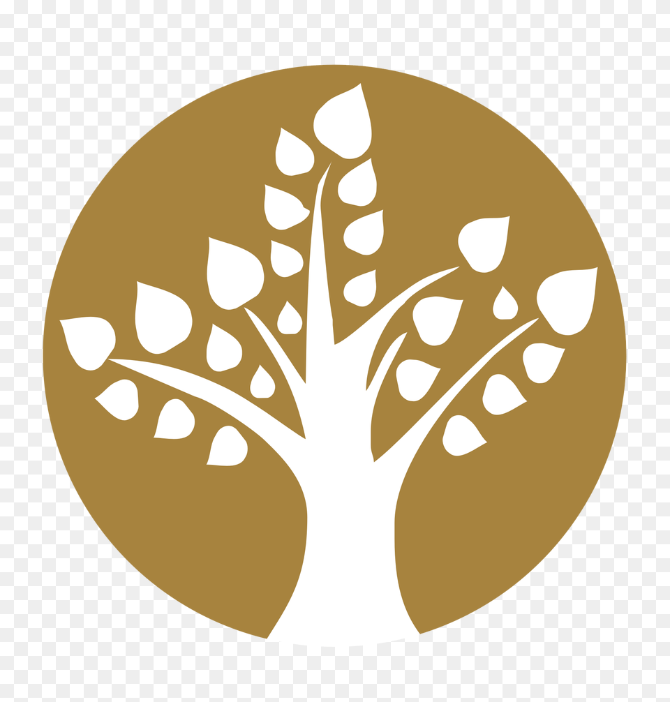Peepal Tree Logo, Leaf, Plant, Gold, Astronomy Free Transparent Png