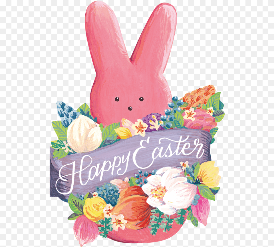 Peeps Easter Card Domestic Rabbit, Birthday Cake, Cake, Cream, Dessert Png