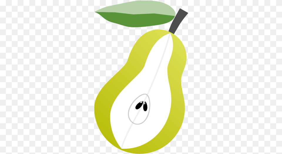 Peer Fruit Svg Clip Arts Graphic Design, Food, Plant, Produce, Pear Free Png Download